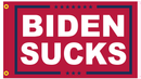Biden Sucks with Red Header 3'X5' Flag Rough Tex® 100D