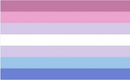Bigender Pride 4"x6" Desk Stick Flag Rough Tex® 68D