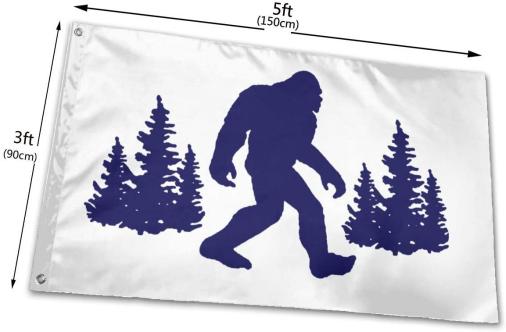 Bigfoot Sunset 3'X5' Flag ROUGH TEX® 100D Big Foot