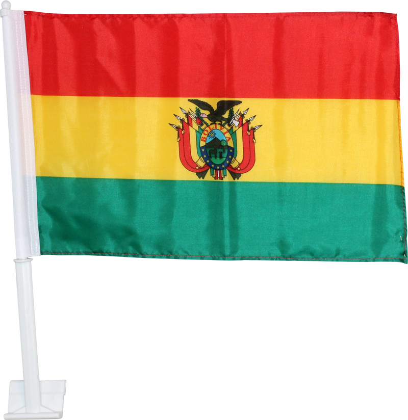 Bolivia 12"x18" Car Flag Flag ROUGH TEX® Double Sided