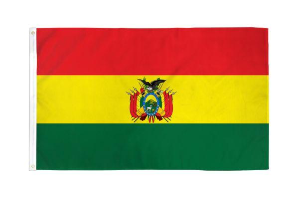 Bolivia - 12''X18'' Flag With Grommets Rough Tex® 68D