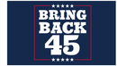 Bring Back 45 Trump 12"x18" Double Sided Flag With Grommets ROUGH TEX® 100D