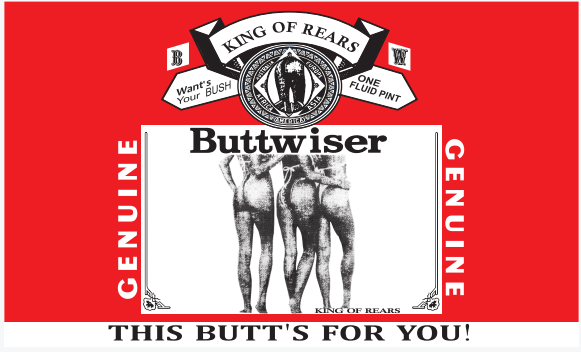 Buttwiser 3'X5' Flag ROUGH TEX® 100D