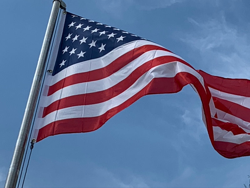 USA Single Sided 5'X8' Flag Rough Tex® 150D Nylon