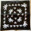 Assorted Cannabis Themed Bandana Head Wraps 100% Cotton 22"X22"