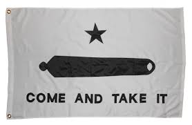 COME AND TAKE IT SEWN GONZALES 3X5 600D 2PLY FLAG WHITE