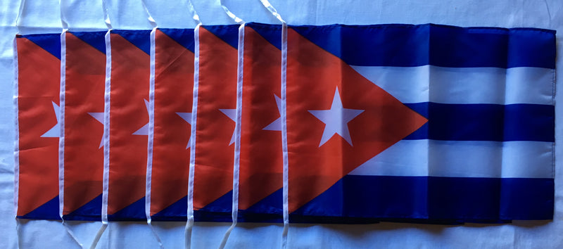 Cuba 12' Foot Long Bunting String Flag - Rough Tex ®100D
