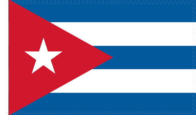 Cuba 4'x6' Flag ROUGH TEX® 100D