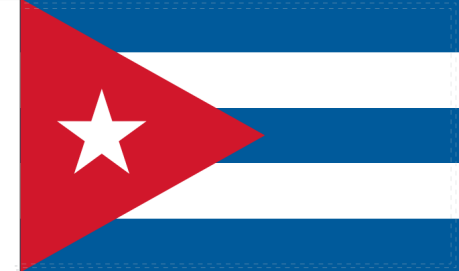 Cuba 3'x5' Nylon Flag ROUGH TEX® 68D