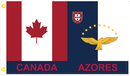 Canada Azores 3'X5' Flag ROUGH TEX® 100D