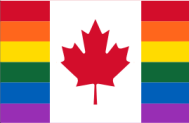 Canada Rainbow Pride 3'X5' Flag ROUGH TEX® 100D