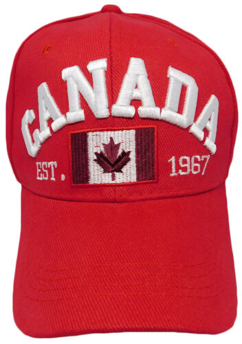 Canada 1967 Red Embroidered Cap