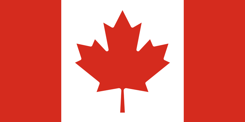 Canada 8'x12' Embroidered Flag ROUGH TEX® 600D Oxford Nylon