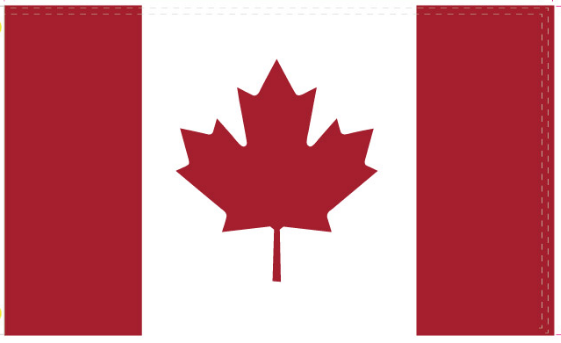 Canada 3'X5' Flag Rough Tex® 100D