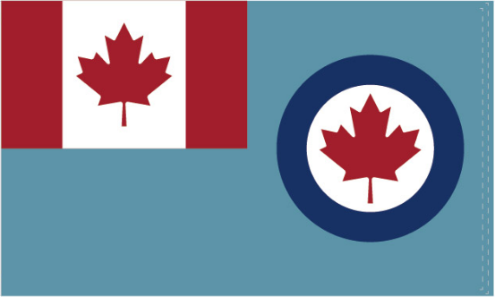 Canadian Air Force 12"x18" Flag ROUGH TEX® 100D With Grommets