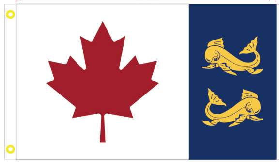 Canadian Coast Guard 3'X5' Flag Rough Tex® 100D