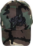 California Black Bear Camo Embroidered Cap
