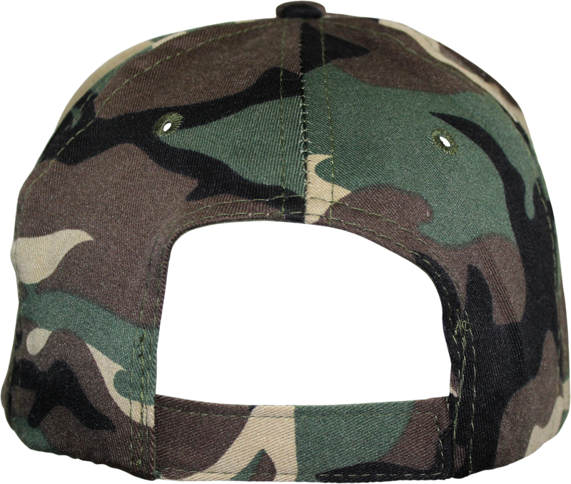 California Black Bear Camo Embroidered Cap