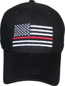 Fire Fighters Matter Memorial Red Line Black Cap
