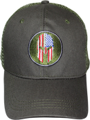 Molon Labe USA Round Patch Embroidered Cap Mesh Back