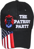 The Patriot Party USA Black Embroidered Cap
