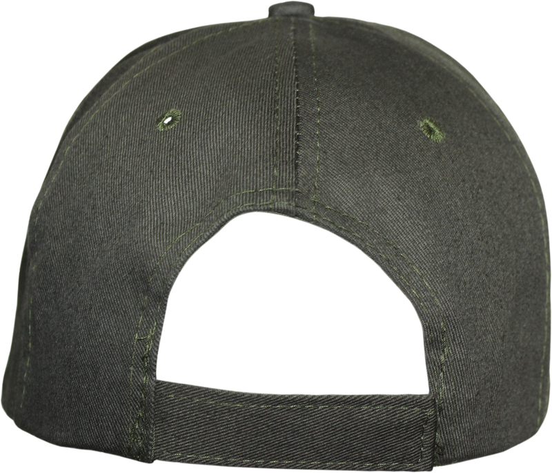 USA Black Patch Olive Green Embroidered Cap