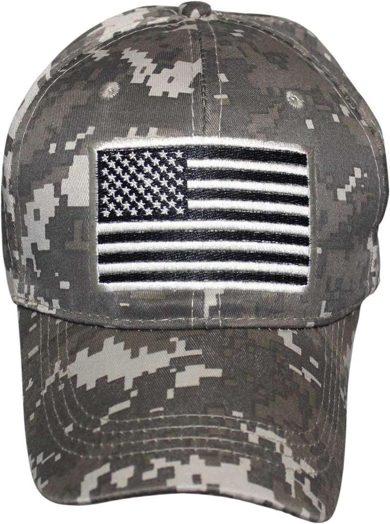 USA Patch Camo Embroidered Cap