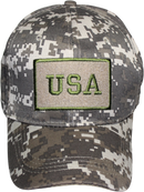 USA Velcro Camo Embroidered Cap