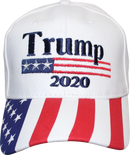 Cap - Trump 2020 USA Flag White