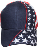 Cap - USA Emb. Stars & Stripes