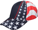 Cap - USA Emb. Stars & Stripes