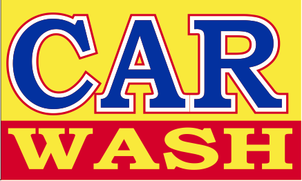 Car Wash 3'X5' Flag ROUGH TEX® 100D