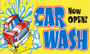 Car Wash Now Open 3'X5' Flag Rough Tex® 100D