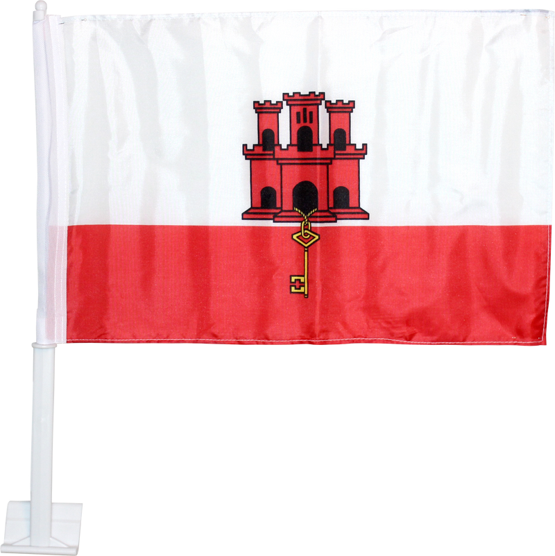 Car Flag - 12x18 Gibraltar