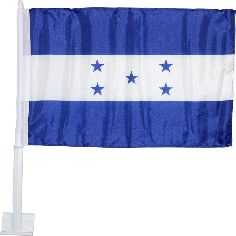 Car Flag - 12x18 Honduras