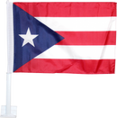 Car Flag - 12x18 Puerto Rico