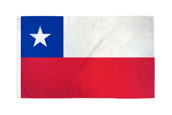 Chile 3'X5' Country Flag ROUGH TEX® 68D Nylon