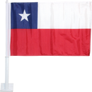 Chile 12"x18" Car Flag Flag ROUGH TEX® Double Sided
