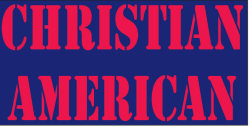 Christian American Bumper Sticker