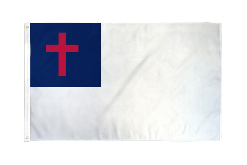 Christian 5'x8' Embroidered Flag ROUGH TEX® 600D Nylon