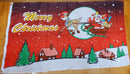 Christmas Sleigh Ride Santa Rudolph Merry Red Flag 3x5 Rough Tex 100D ® Seasonal Holiday Flags