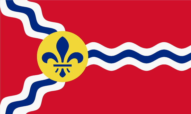 City Of St. Louis 3'x5' Nylon Flag ROUGH TEX® 68D