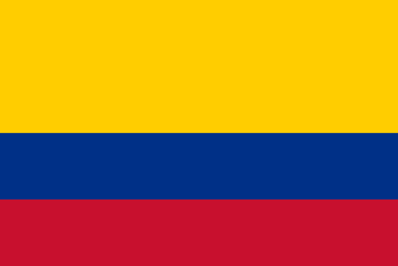 Colombia 12"x18" Flag With Grommets ROUGH TEX® 100D