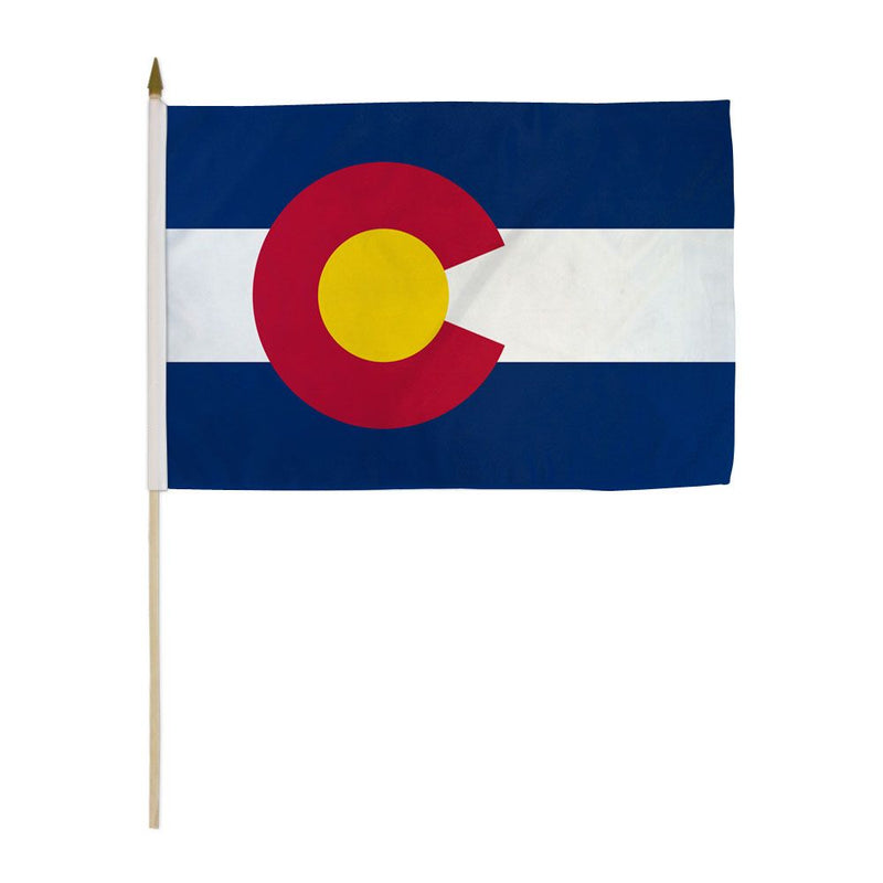 Colorado Stick Flags - 12''x18'' Rough Tex ®68D
