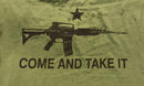 Come and Take It M4 Olive Green 12"x18" Flag With Grommets ROUGH TEX® 100D