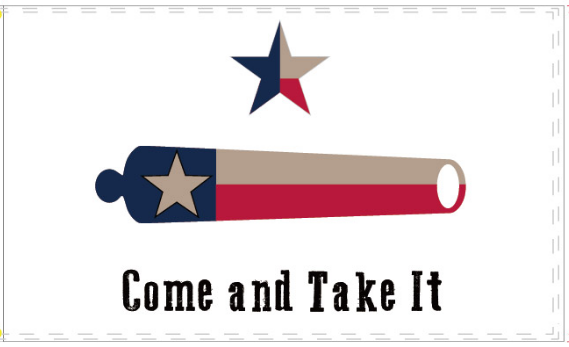 Come and Take It Texas 3'X5' Flag Rough Tex® 100D