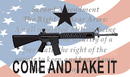 2nd Amendment Come and Take It USA 3'X5' Flag ROUGH TEX® 68D