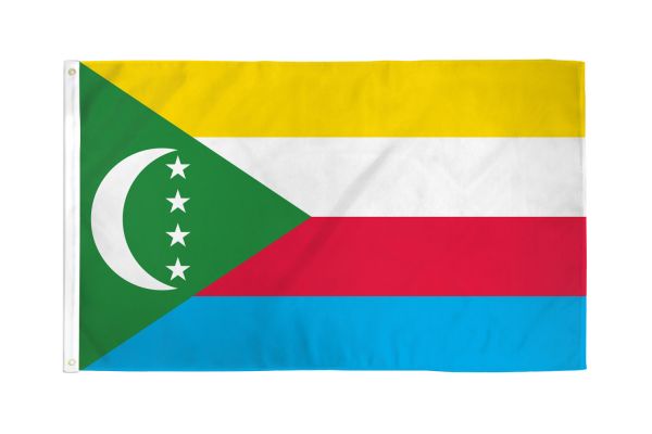 Comoros 3'X5' Country Flag ROUGH TEX® 68D Nylon