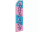 Cotton Candy 11.5'x2.5' Swooper Flag Rough Tex® Knit Feather