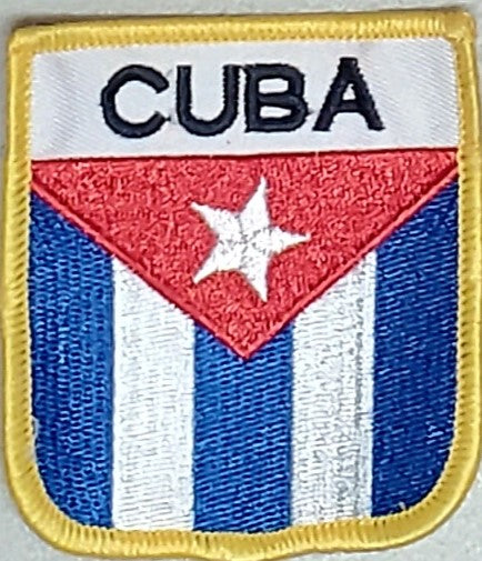 Cuba Shield Embroidered Patch